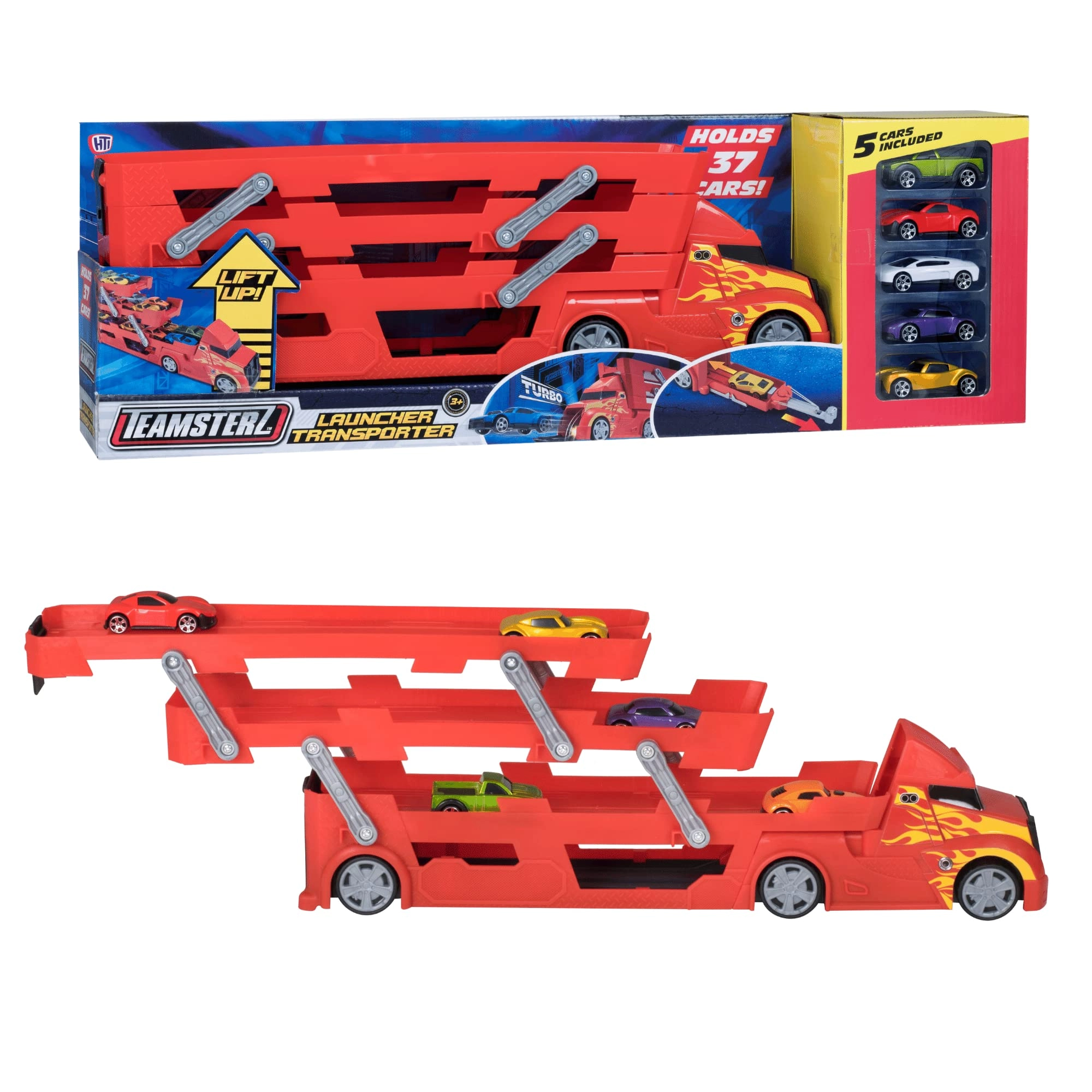 Teamsterz Metro City Launcher Transporter - 3-Inch 5 pcs