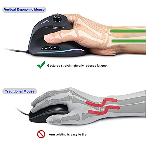 Vertical Gaming Mouse - USB