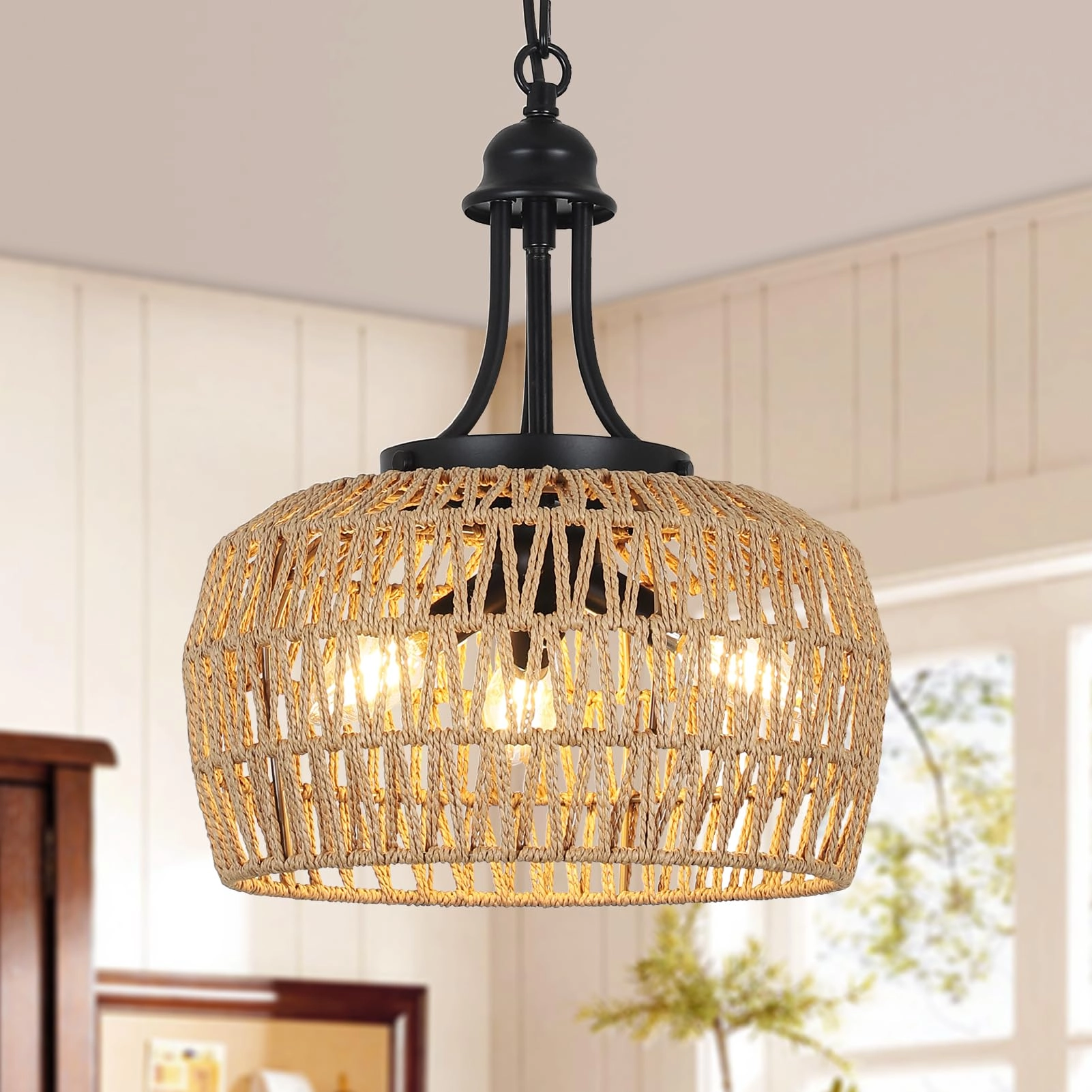 HMVPL Farmhouse Chandelier - Dimmable