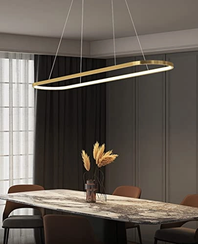 Hanging Dining Table Oval LED Lamp - 200 cm