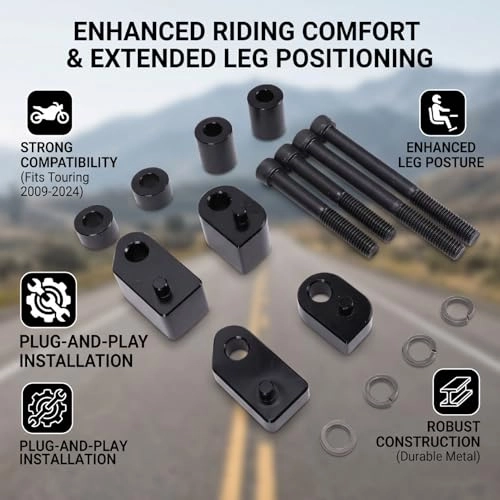 Driver Floorboard Extensions - Touring 2009-2024