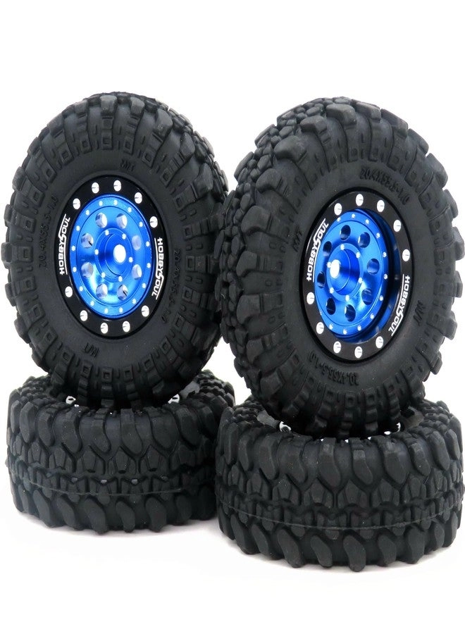 hobbysoul Mud Slingers Tires + Beadlock Wheels - 1/24 1/18