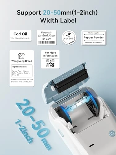 B1 - Label Maker 50*30mm Labels Space Blue