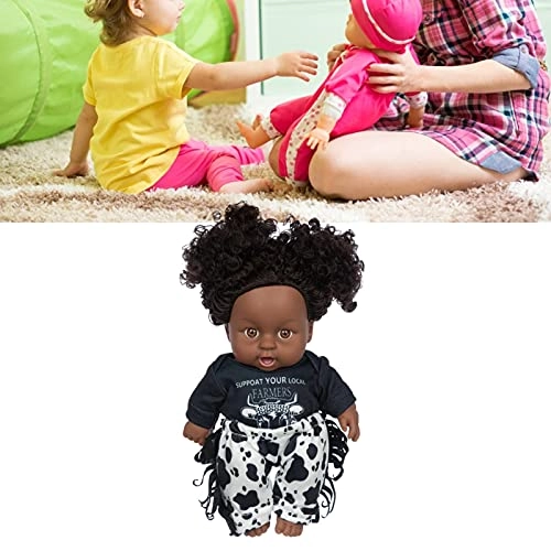 Reborn Baby Doll - 25cm Vinyl Black