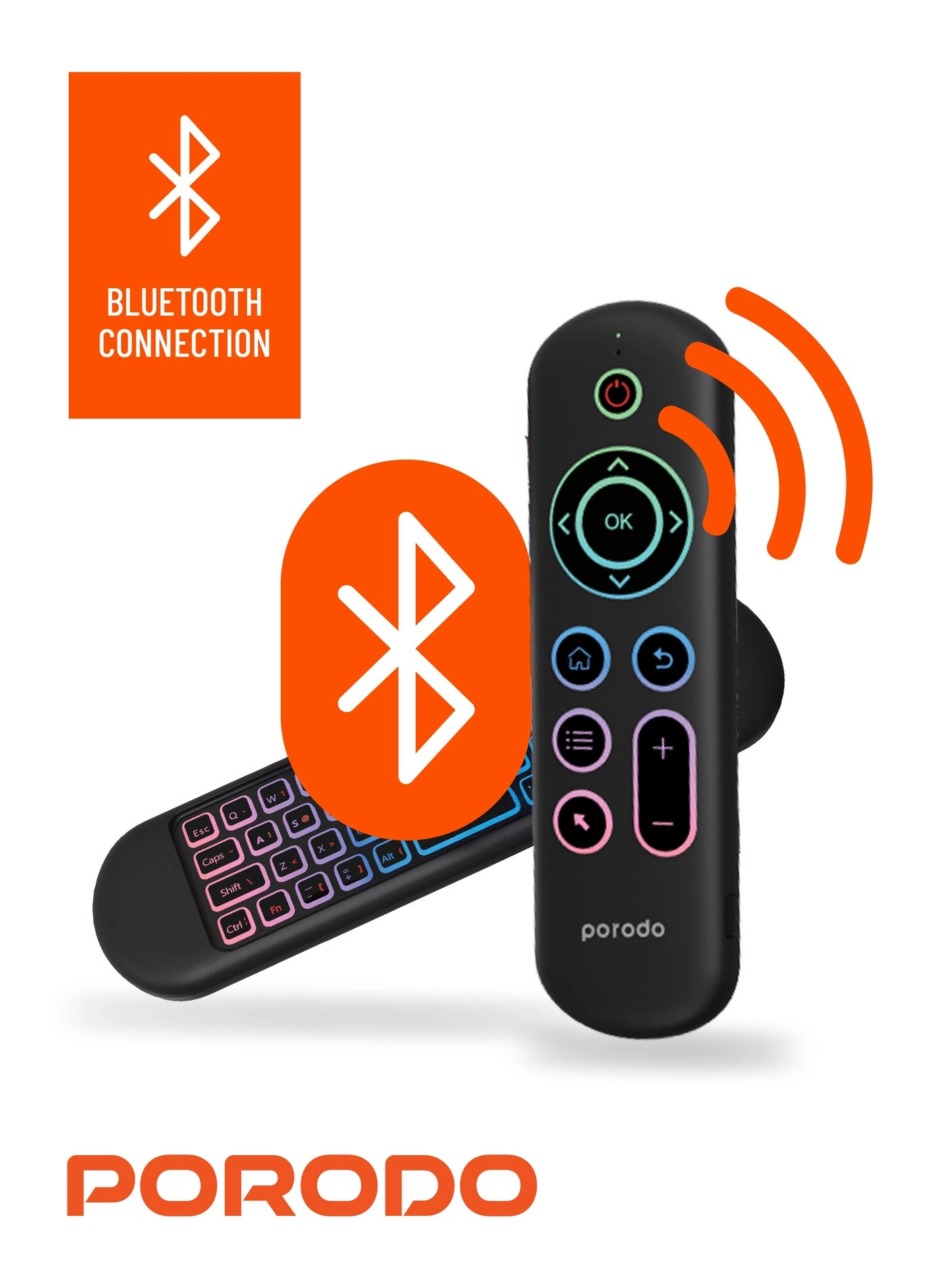 Air Mouse Remote and Mini Keyboard - Bluetooth/Wireless