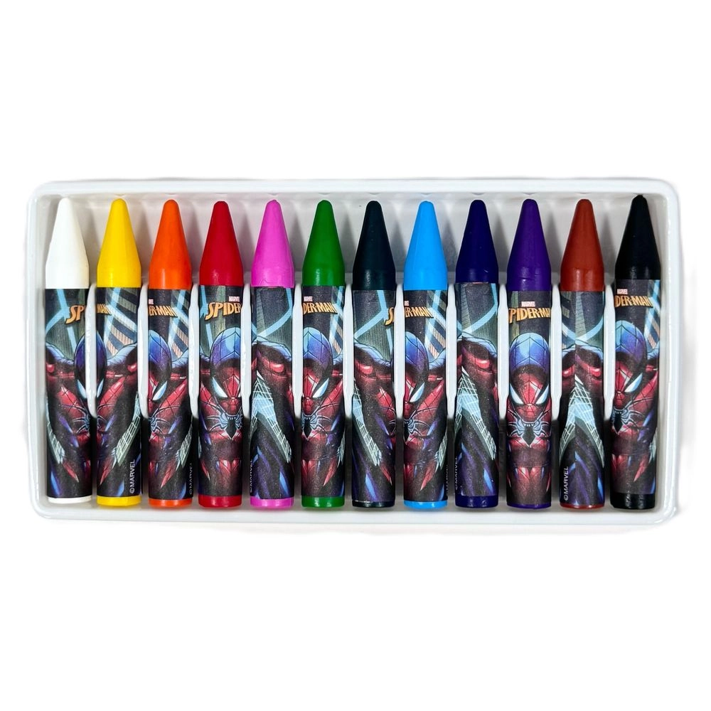 Spider-Man Beyond Limits Crayons - 12 Pcs