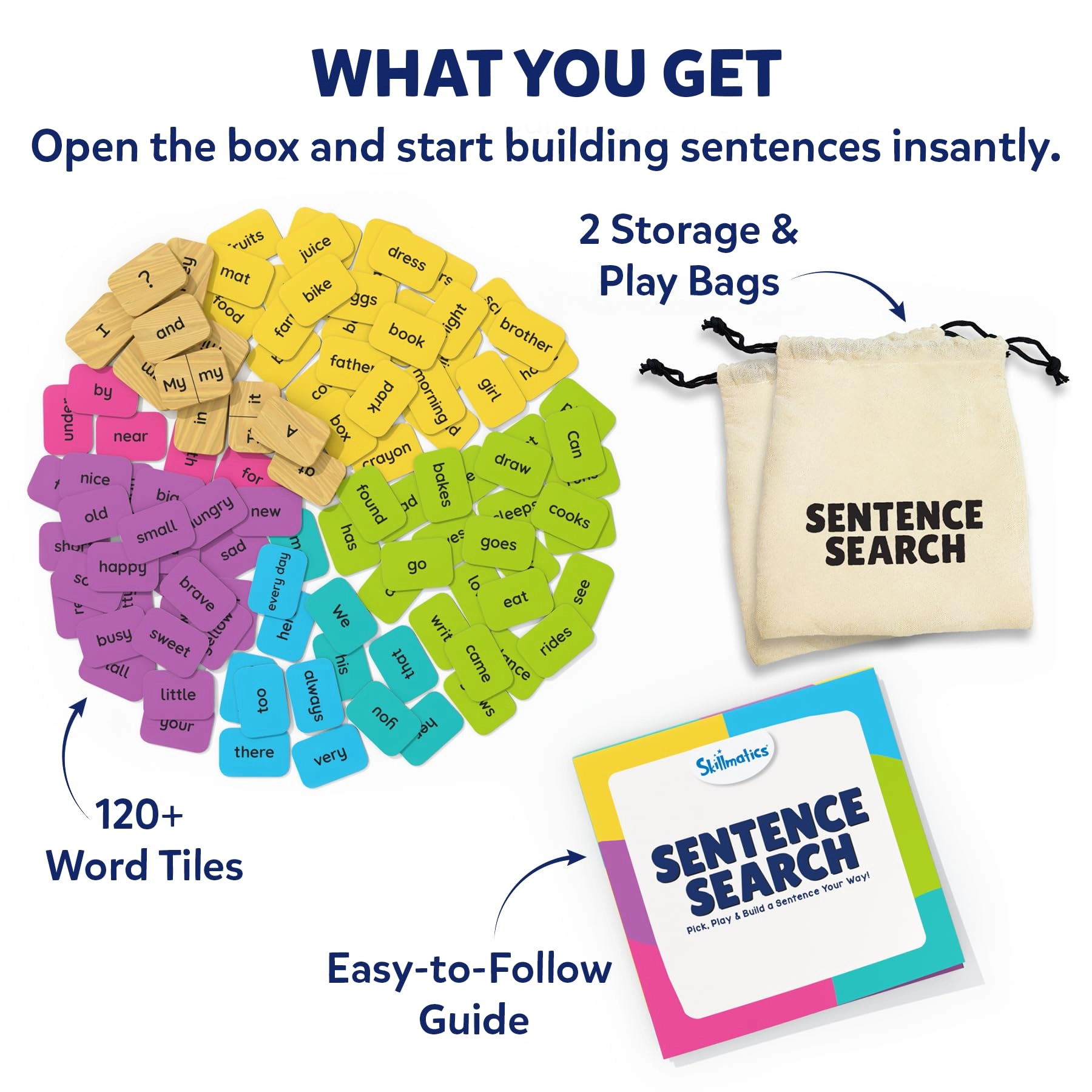 Sentence Search - 5-8 120+ Tiles