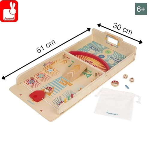 Retro Wooden Paddles Game - 6 years and up 4 pieces