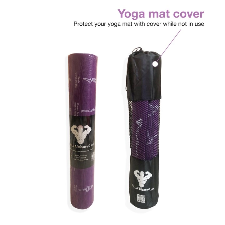 Exercise Guided Yoga Mat - High Density PVC 6MM