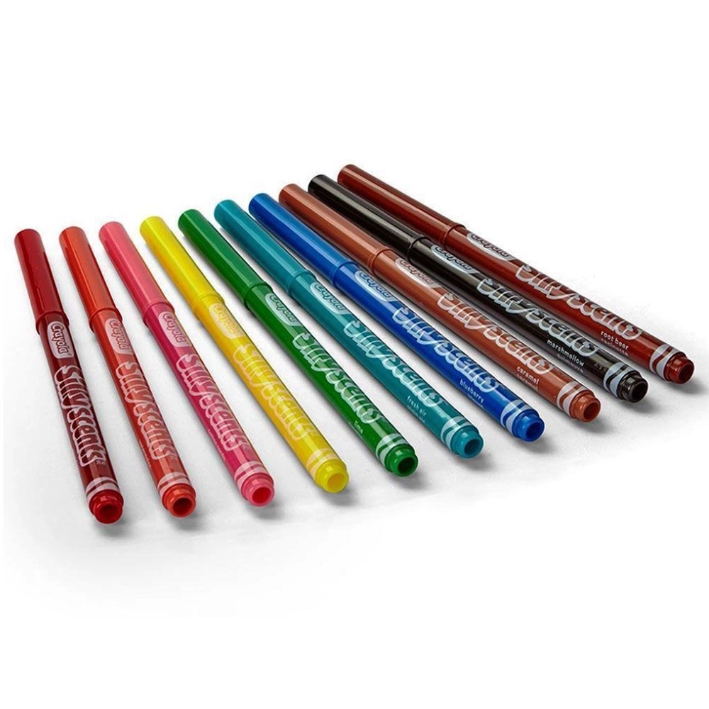 Mini Inspiration Art Case - 8 silly scents broad line markers 8 silly scents slim markers 16 silly scents twistable crayons 20 silly scents coloring pages