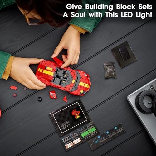 LED Light Kit - Japanese Red-Maple Bonsai Tree Set LEGO