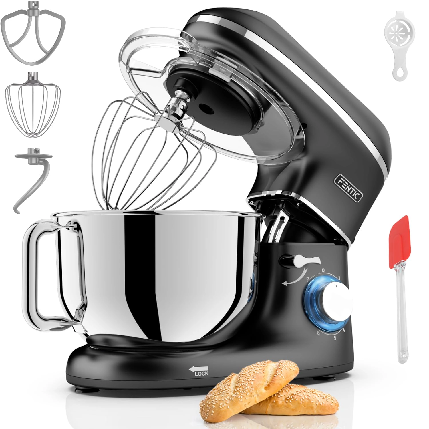 Fentic Food Processor - 6.2 Liters 2000 watts