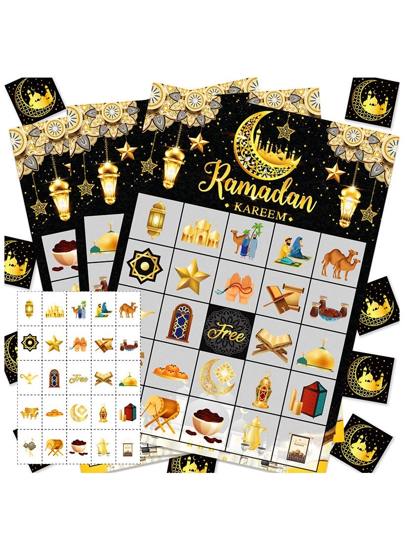 AUTOYSUR Ramadan Kareem Bingo Game Cards - 24 piece(s)