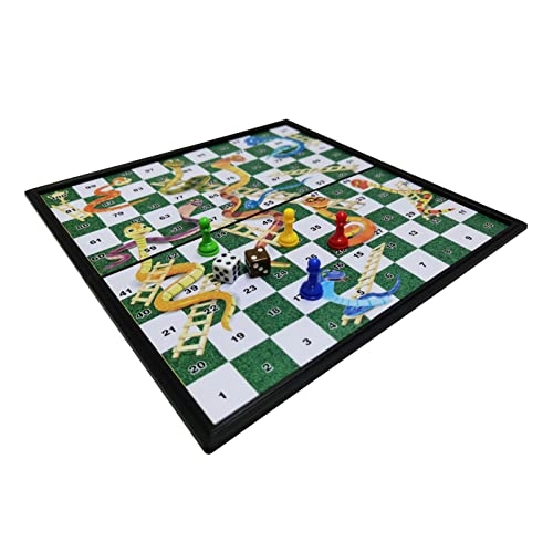 Chess - Foldable Portable + Ludo + Snakes and Ladders