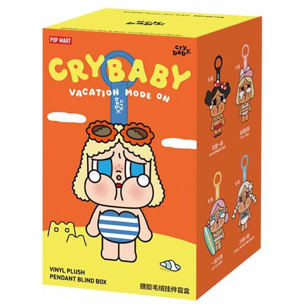 POP MART Crybaby Vacation Mode On - Blind Box Pendant Ages 15+