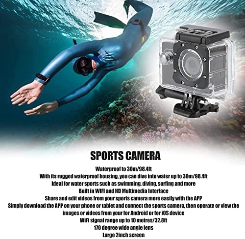 4K WiFi Action Camera - 64GB 120FPS