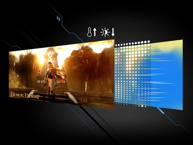 Stay cool with automatic brightness control
