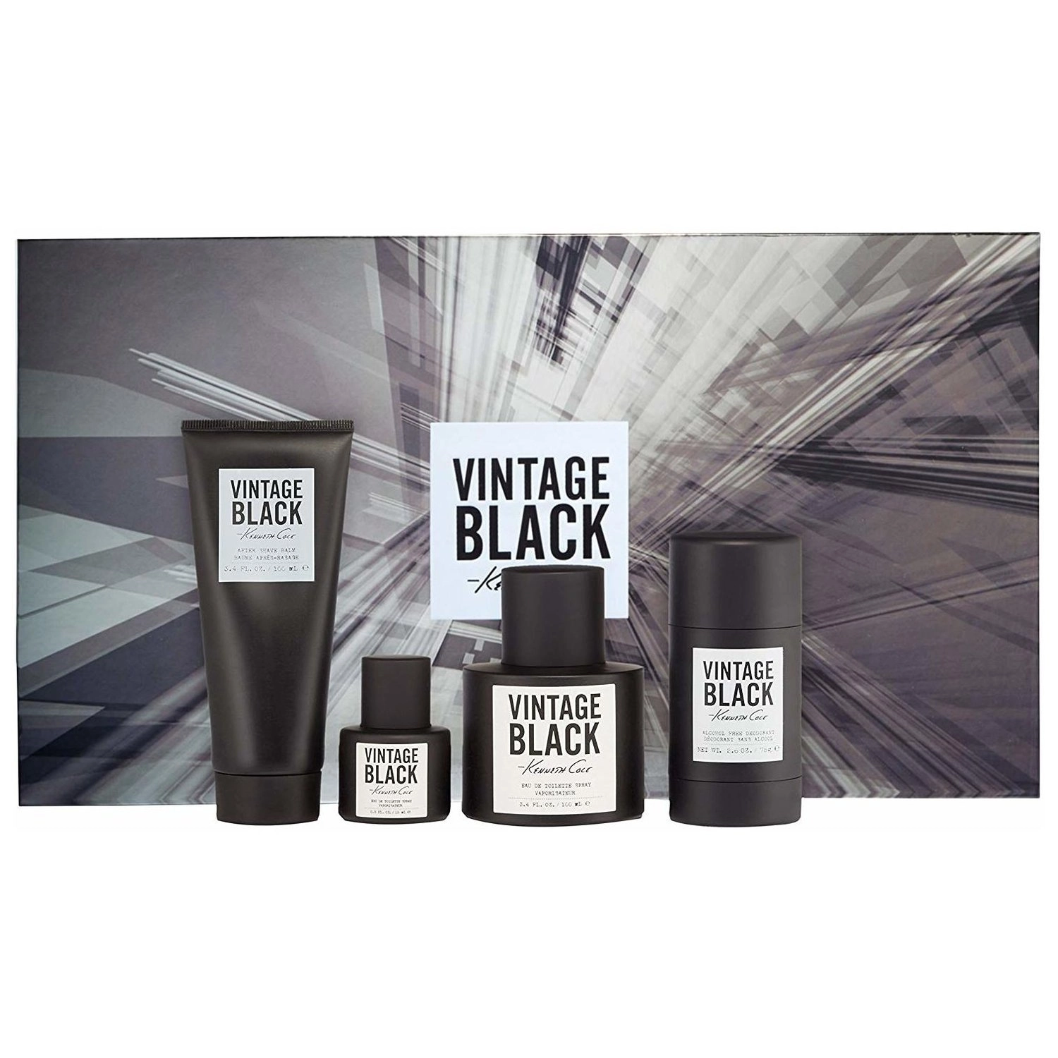 Vintage Black - 100ml 15ml EDT + After Shave Balm - 100ml + Deodorant - 75g