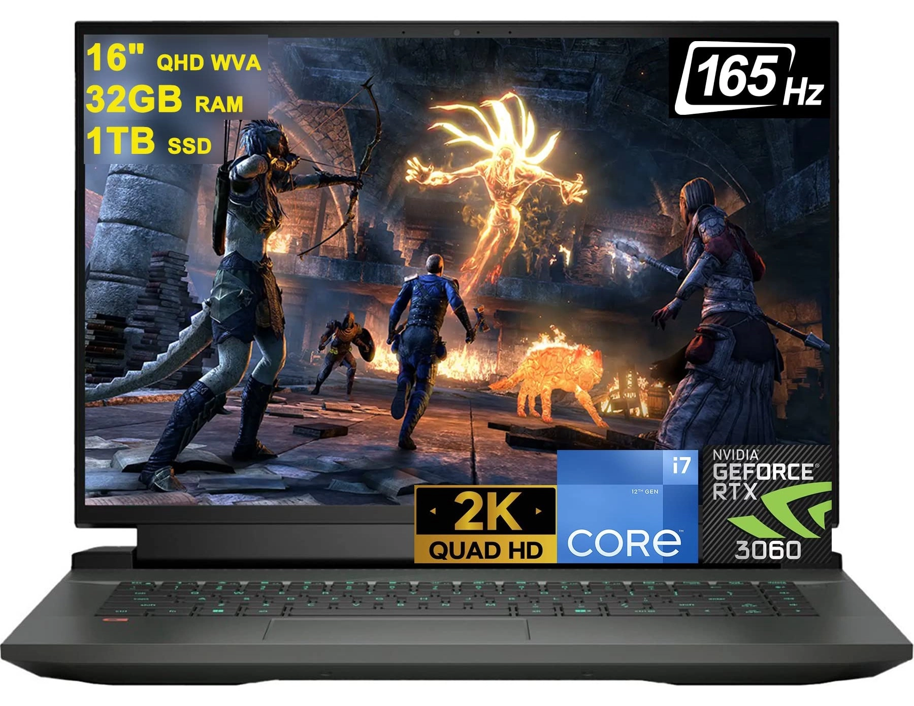 DELL G16 7000 7620 - 16'' Core i7-12700H 32GB DDR5 1000GB SSD
