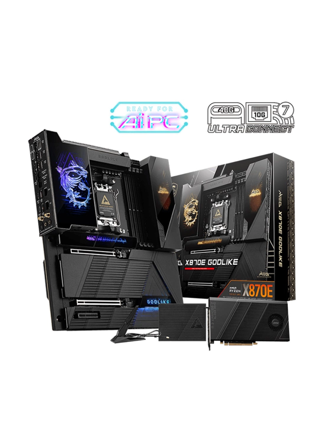 MEG X870E GODLIKE - Socket AM5 4x DDR5 256GB