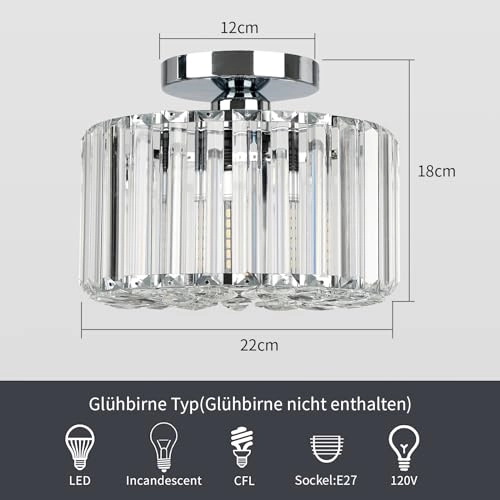 Crystal Ceiling Light