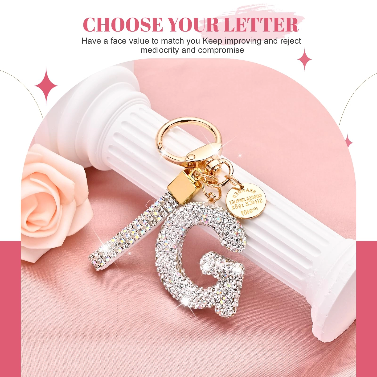 Initial Letter Keychain