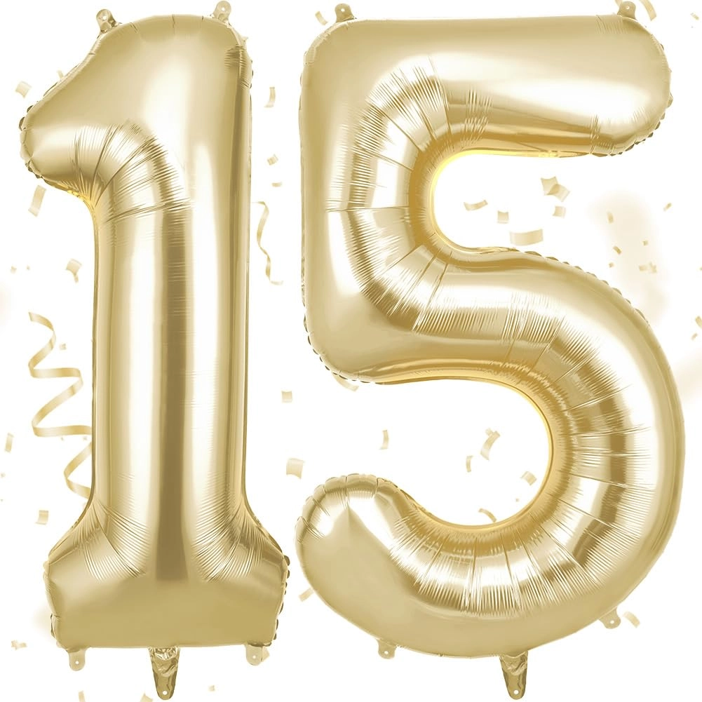 Number 15 Balloon - 2 piece(s) Birthday