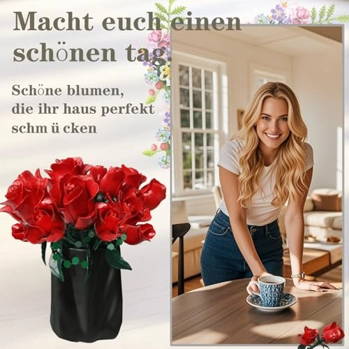 Bouquet Building Blocks Set - 443 pcs