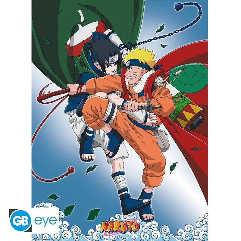 Naruto Set 2 Chibi Posters Team 7 - Laminated paper 52cm x 38cm