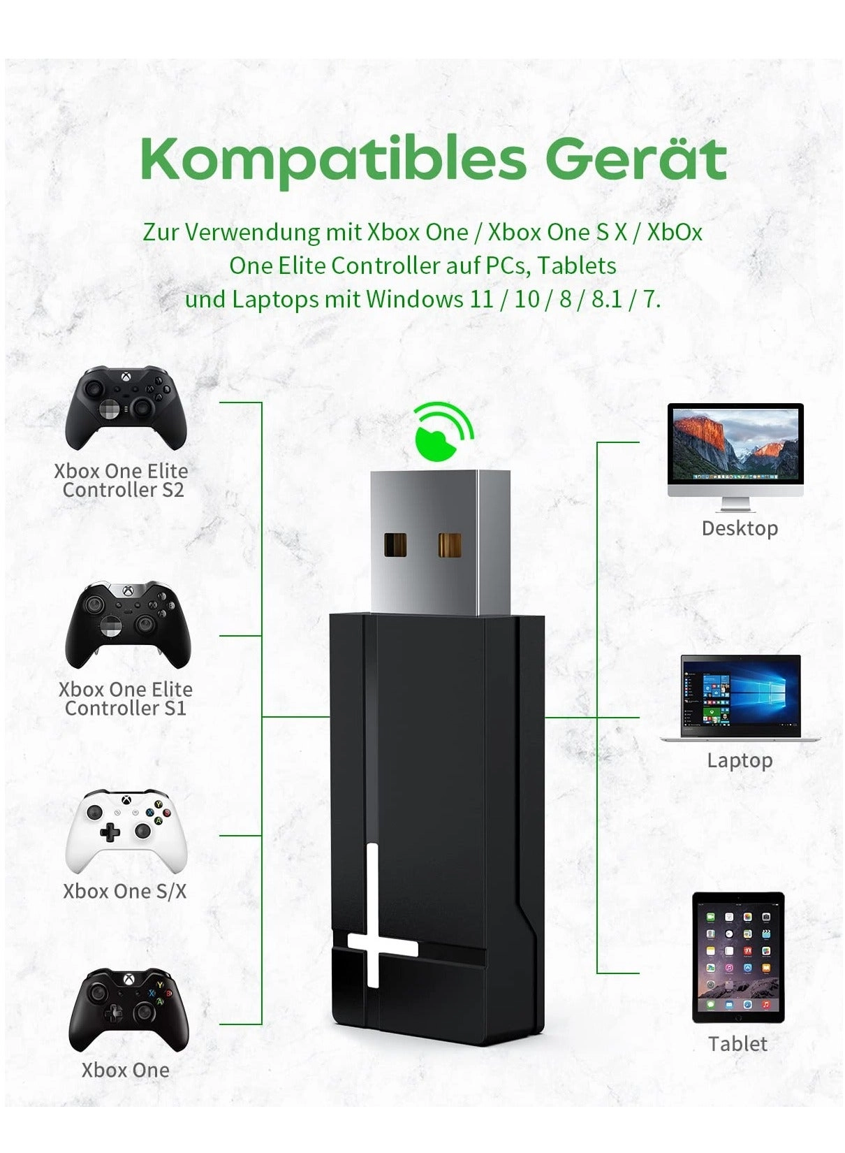 X box Controller Bluetooth Adapter - Bluetooth Windows 11 10 8 8.1