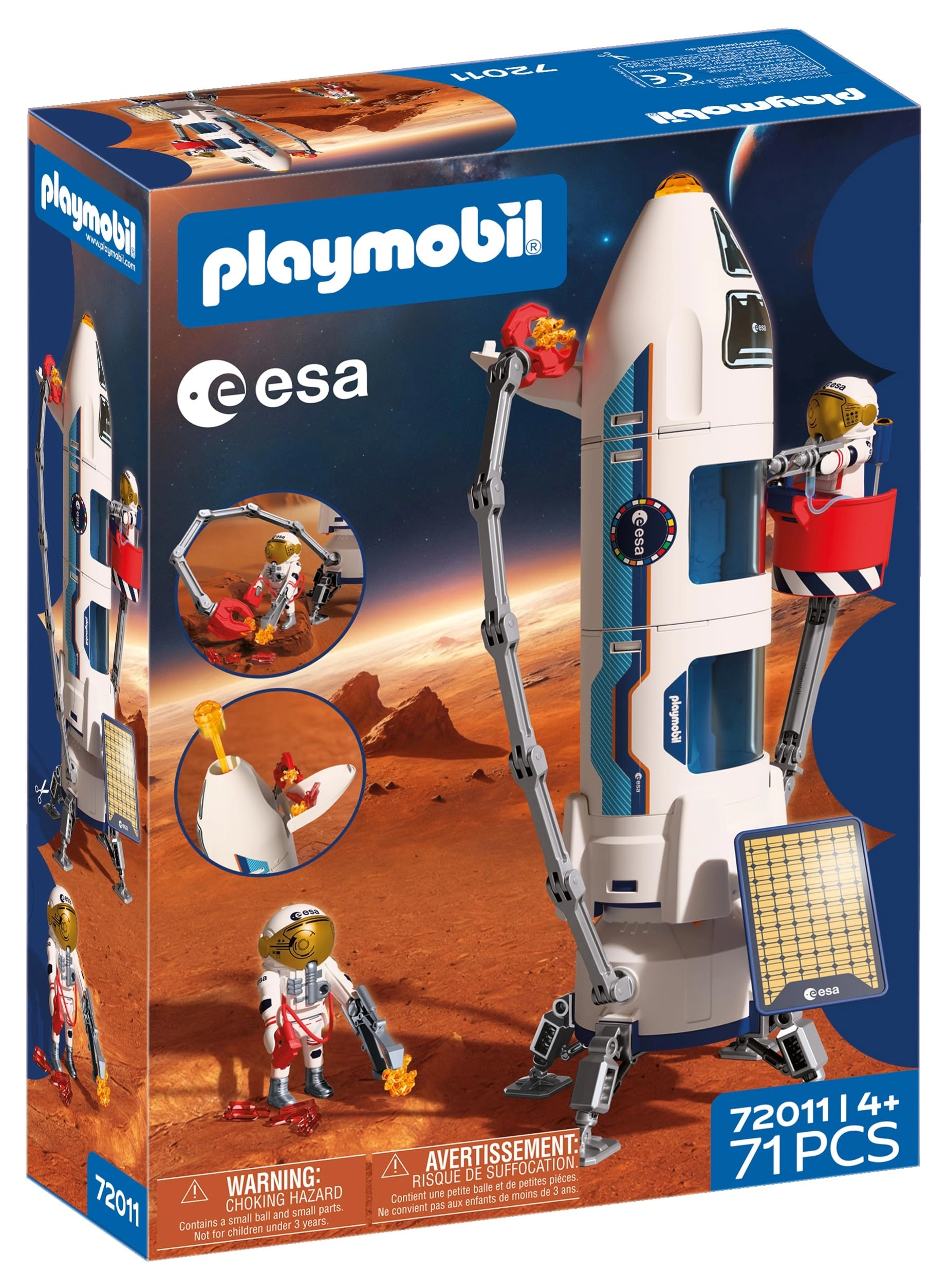 Playmobil ESA: Mars Research Rocket - 71 pcs (72011)