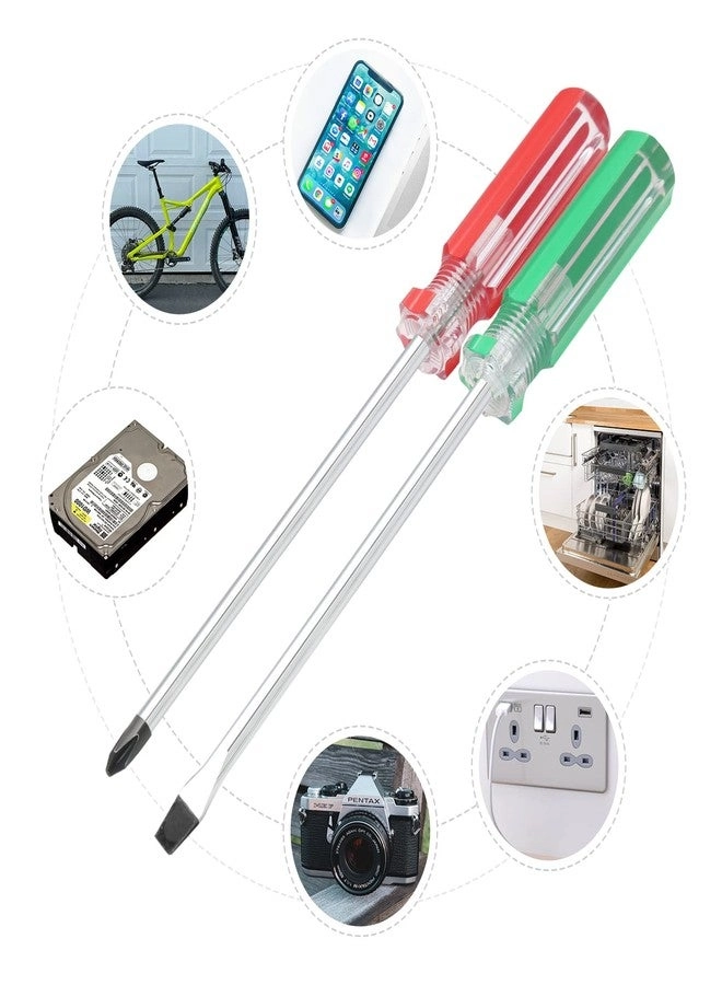 Magnetic Screwdriver Slotted and Phillips Screwdriver Set (2 Pcs)