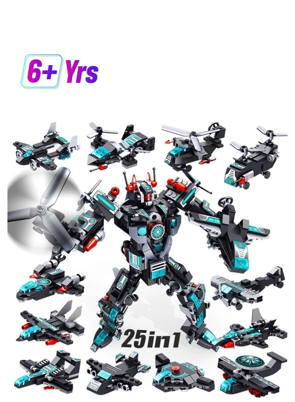 STEM Robot Building Toys - 577 pcs