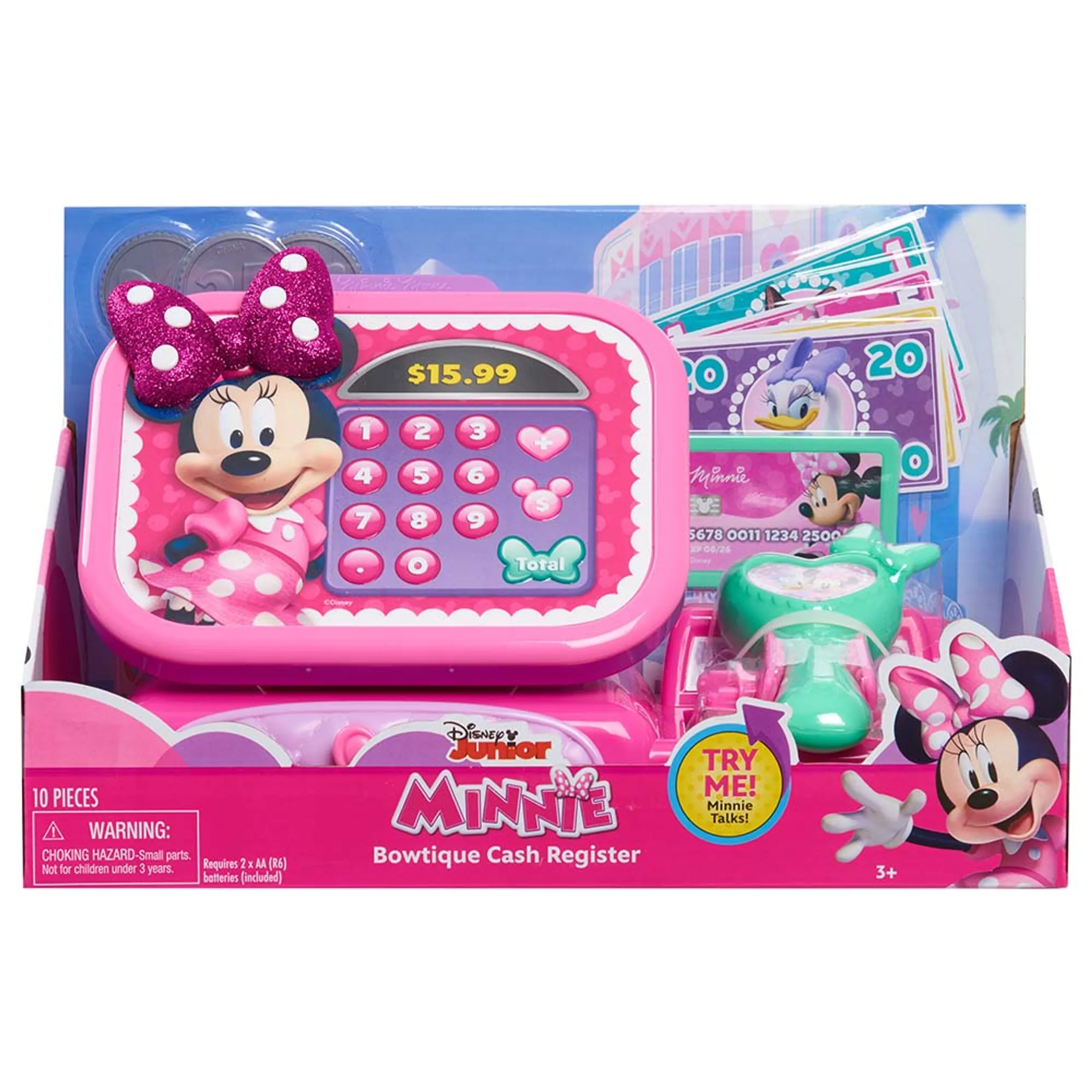Minnie Mouse Bowtique Cash Register - 3 years+