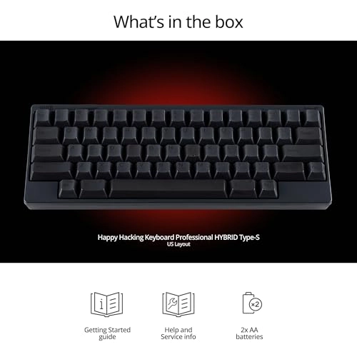 Happy Hacking Keyboard Professional Hybrid Type-S - Blank Wireless