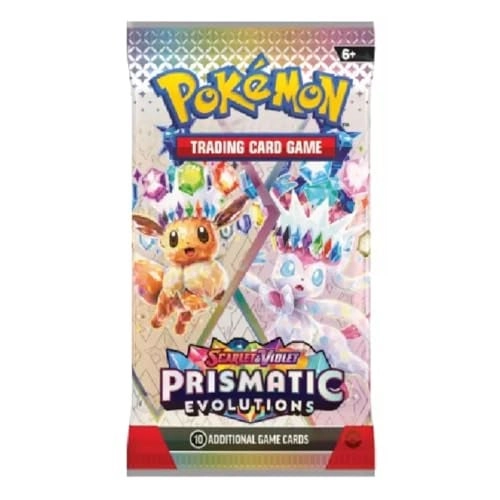 Scarlet & Violet Prismatic Evolutions Mini Tin - All 8 Tins 2 Packs Per Tin Bundle