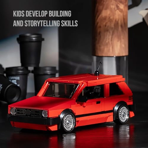 Golf MK2 - 479 pcs 1:32 Red/Black