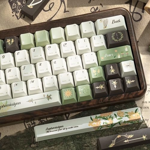 Rainbow Color Keycaps - QWERTY Keyboard (only keycaps)