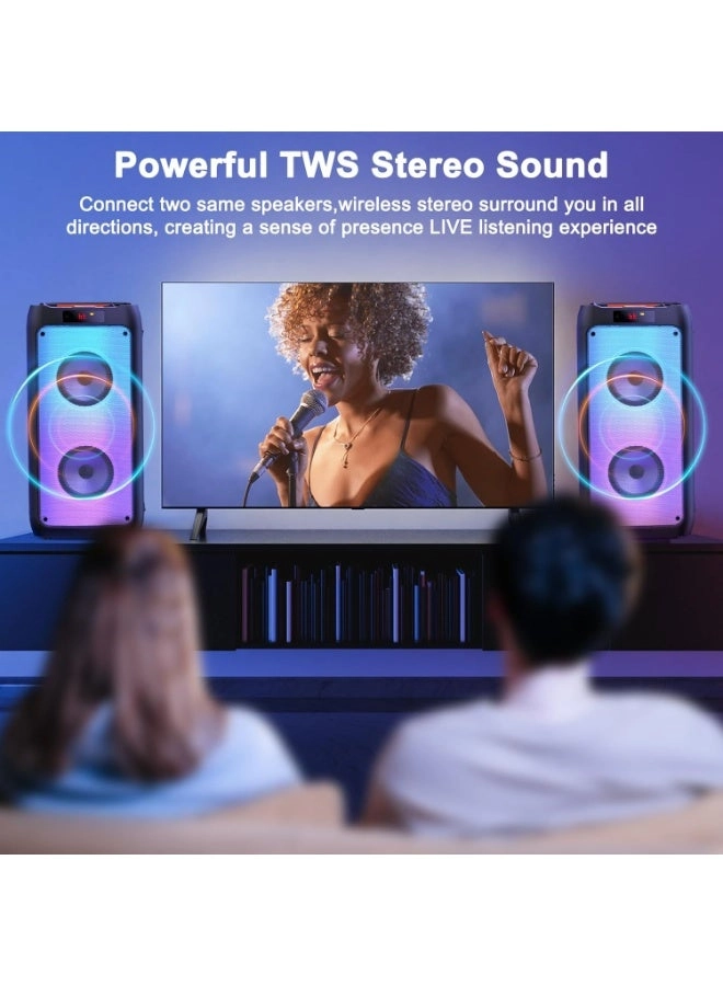 Karaoke machine - 2 wireless microphone