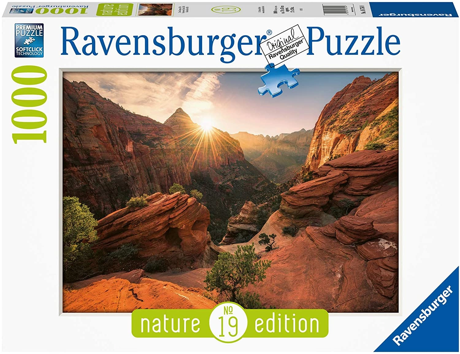Ravensburger Zion Canyon Puzzle (167548) - 1000 pcs