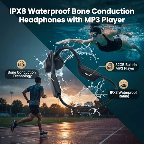 Bone Conduction Headphones Wireless Headphone