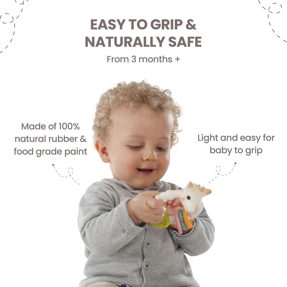 So'Pure Teething Colo'Rings - 100% NATURAL RUBBER
