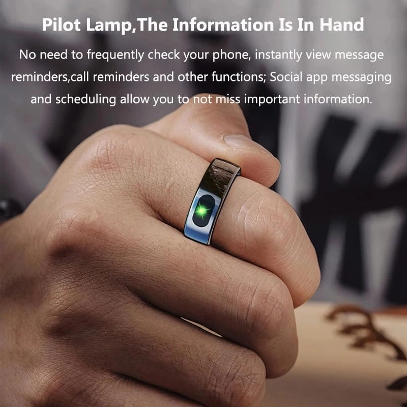 R08 - Smart Ring 5ATM Waterproof Heart Rate