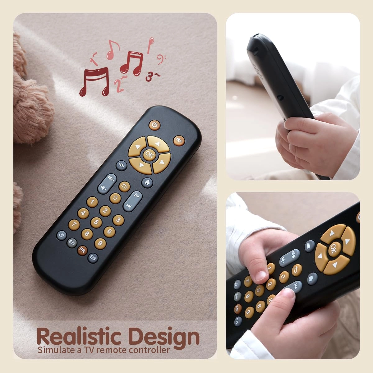 nueplay Realistic Learning Controller tv remote toy - 1-3 years+