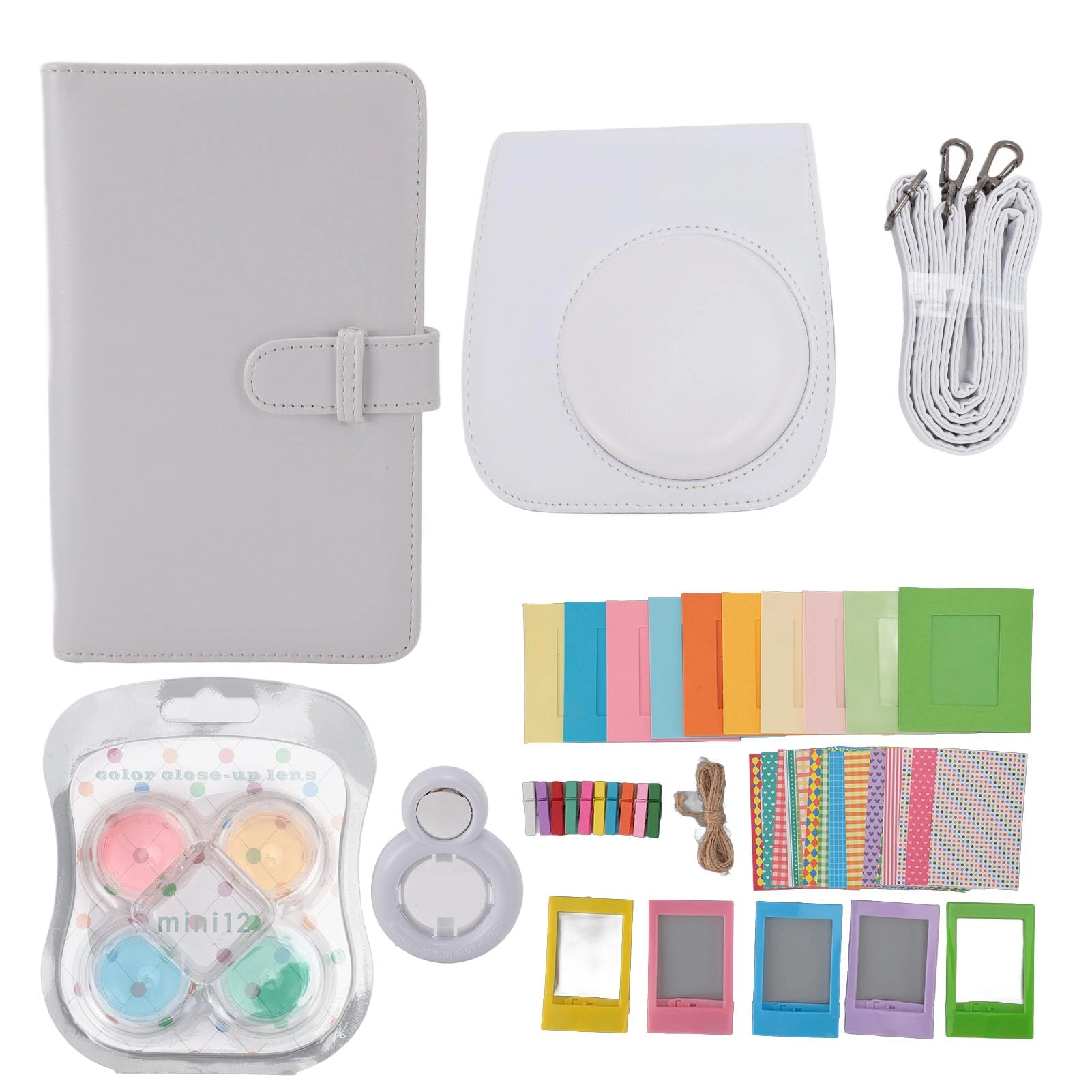 Camera Protective Case - 14x13x8cm Mini 12 PU Leather