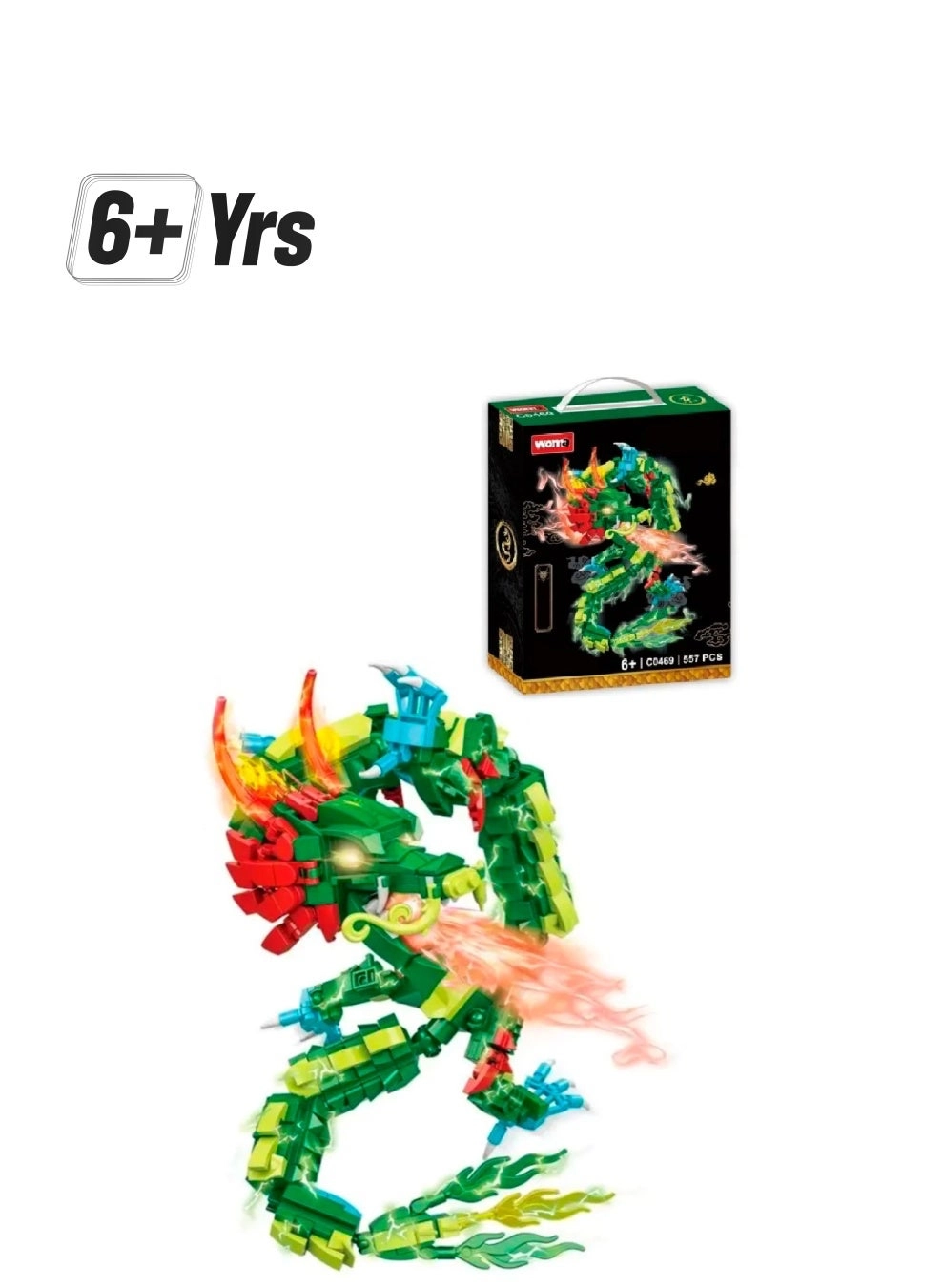 WOMA Dragon - Green Dragon 557 pcs