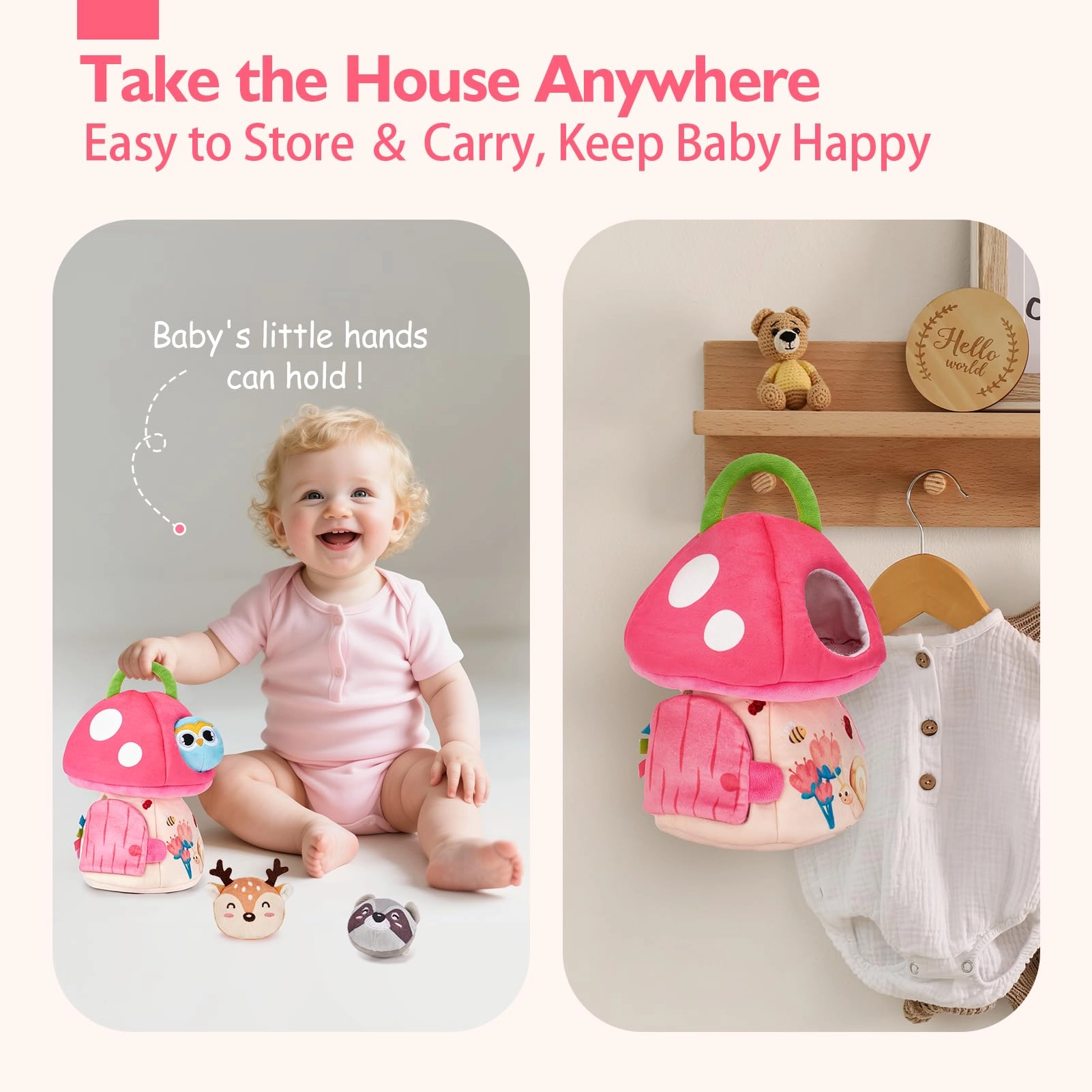 My First Mushroom House - 6-12 Months Polyester