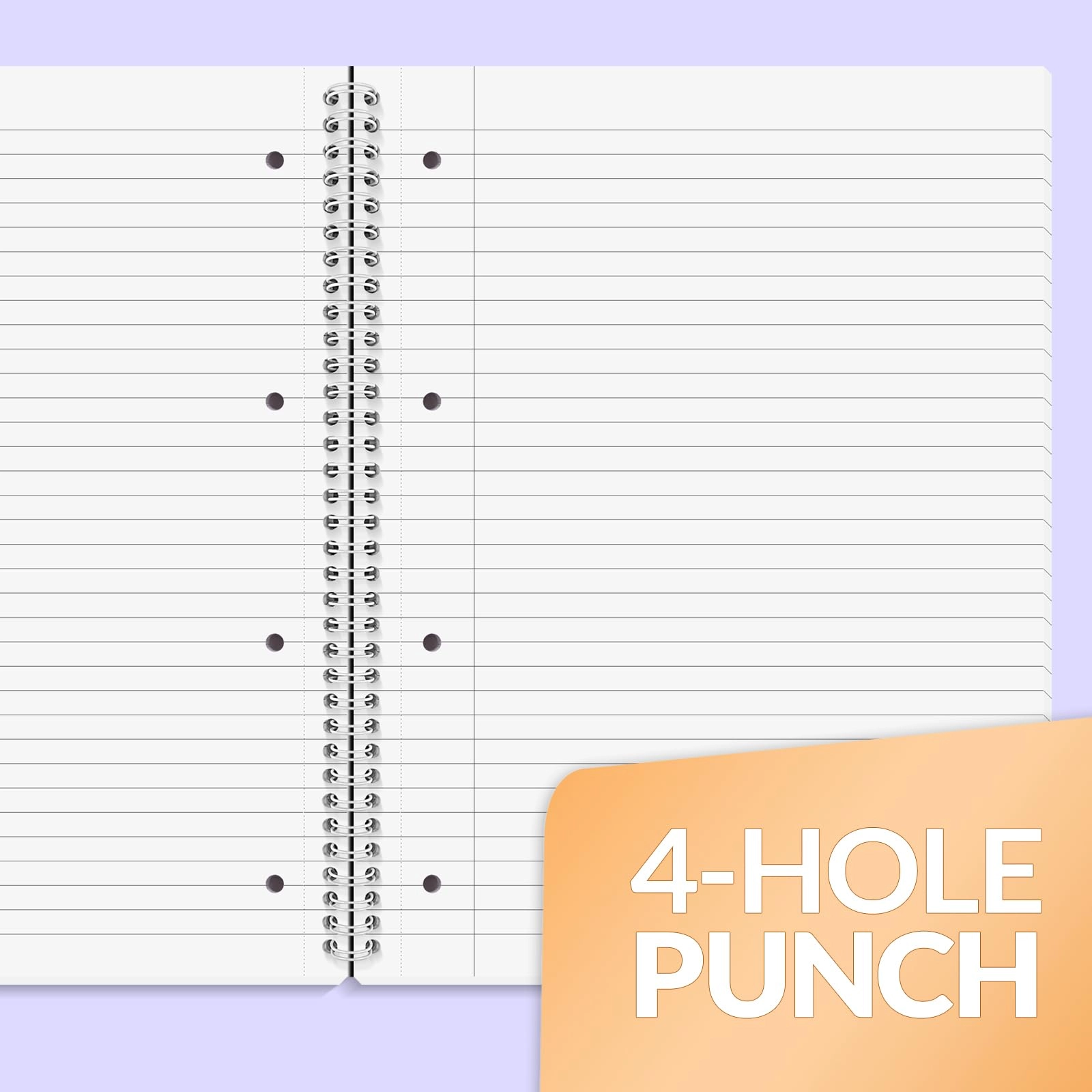 A4 Notebook A4 Spiral - Lined 100 Sheets