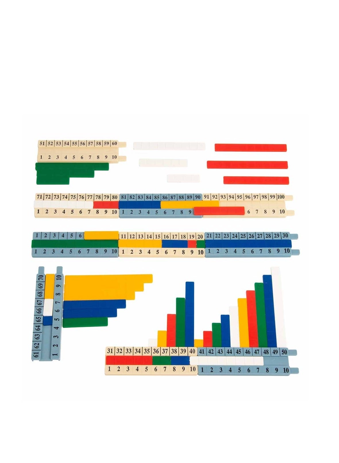 Multilink Number Track Toy - 3+ 50 pieces