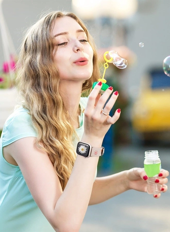 Leather Watch Band for Apple Watch Ultra/Series 8/7/6/5/4/3/2/1/SE (41/40/38/49/45/44/42mm)